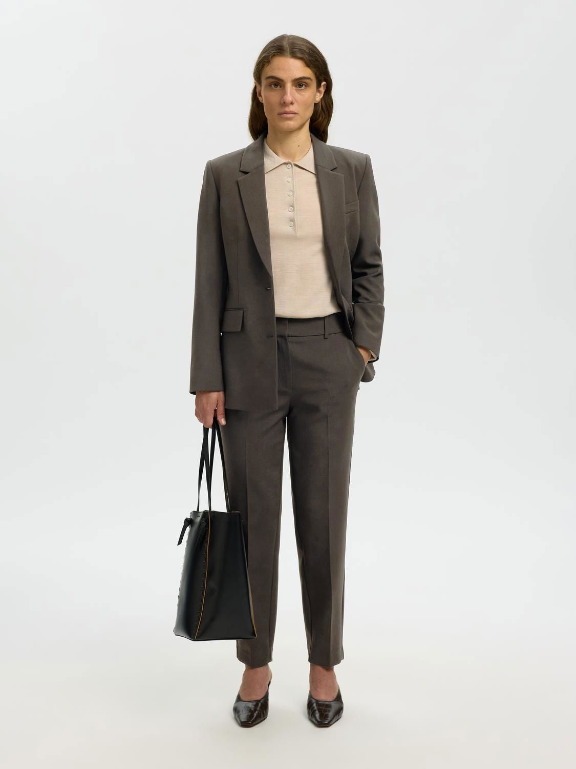 Slwrita Ls Classic Blazer Mel Noos