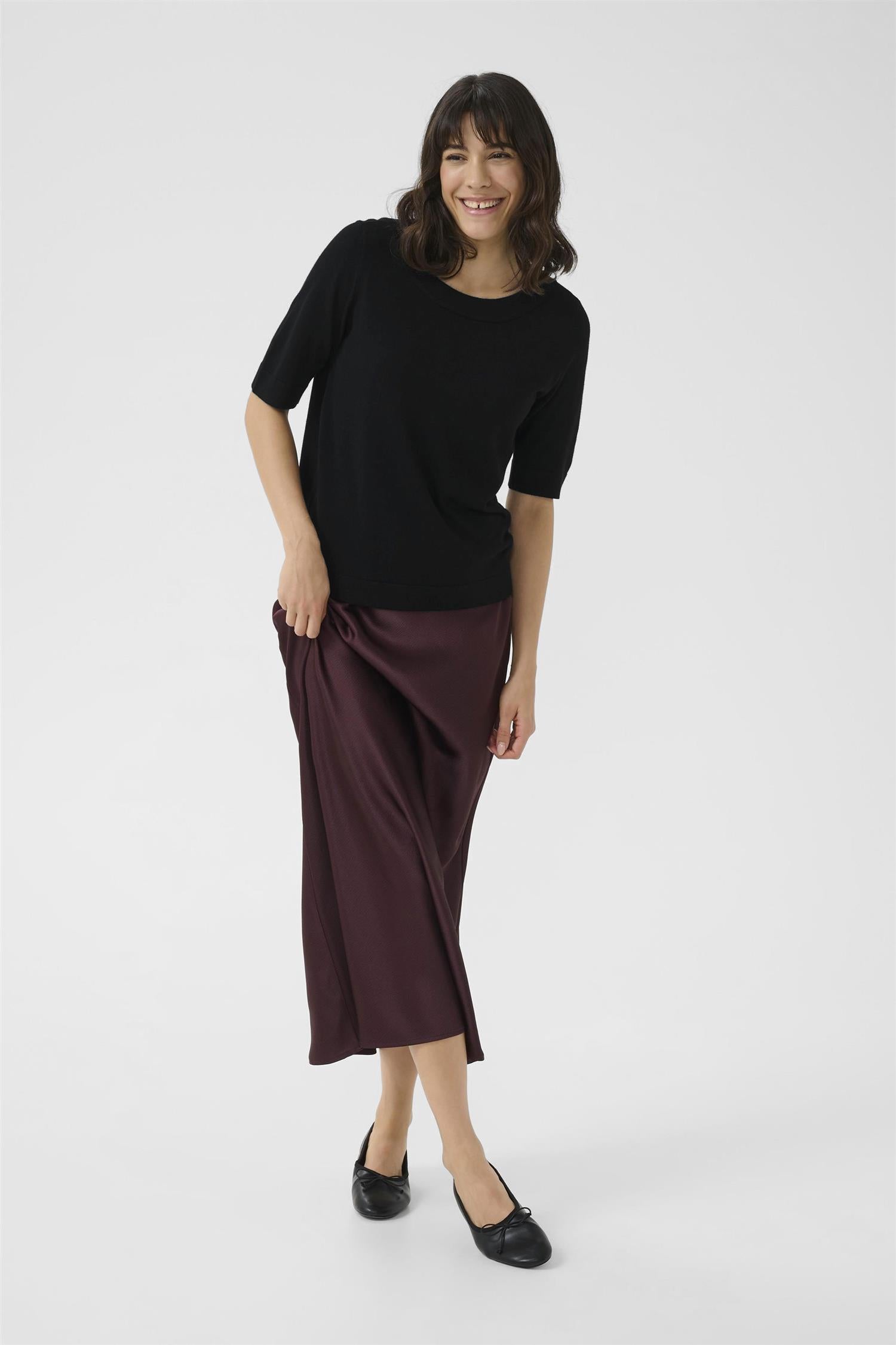 Kalizza Boatneck Solid Pullover