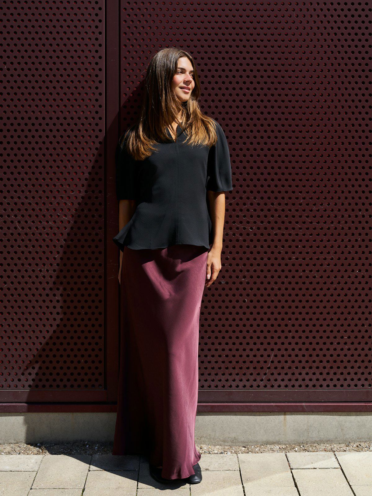 Vicky Heavy Sateen Skirt