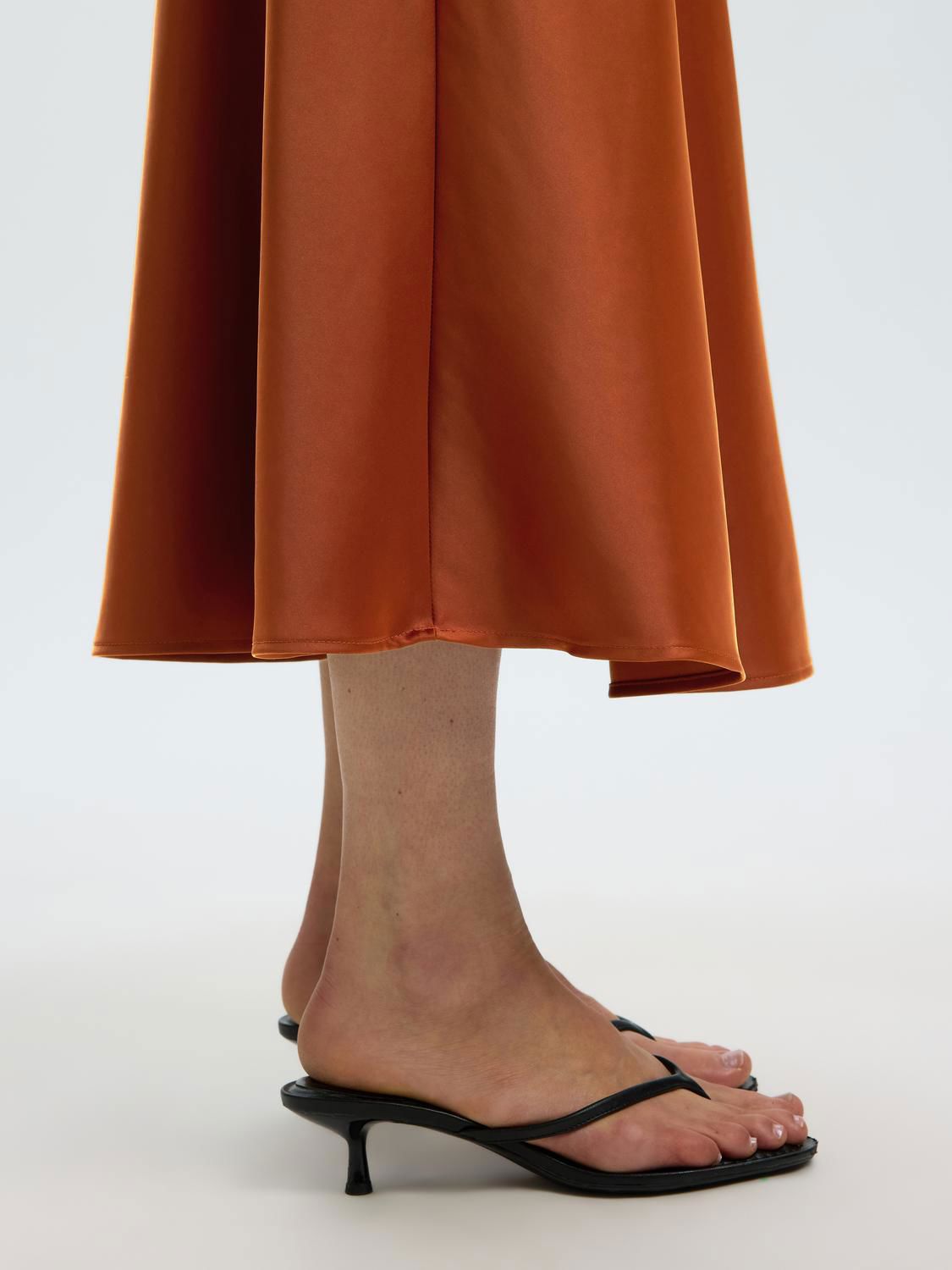 Slwlena Hw Midi Skirt Noos