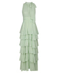 Marli Solid Chiffon Dress