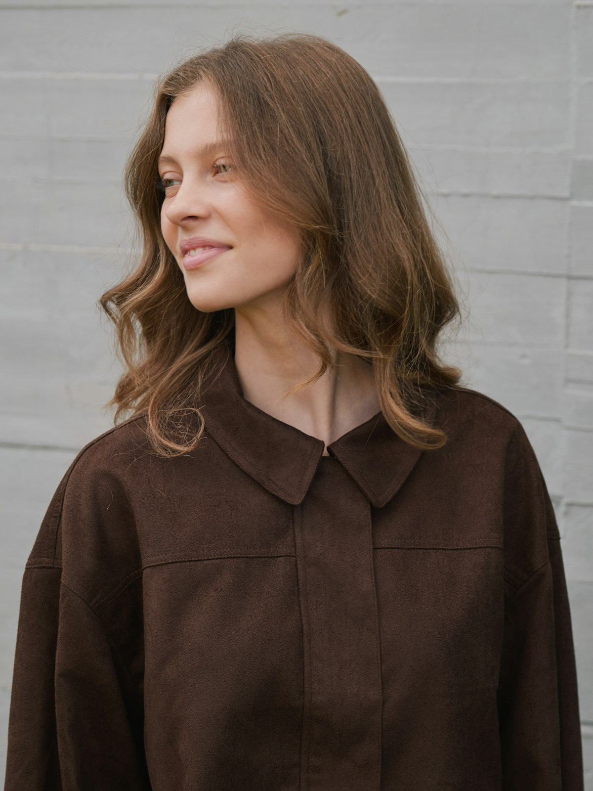 Rubby Faux Suede Jacket