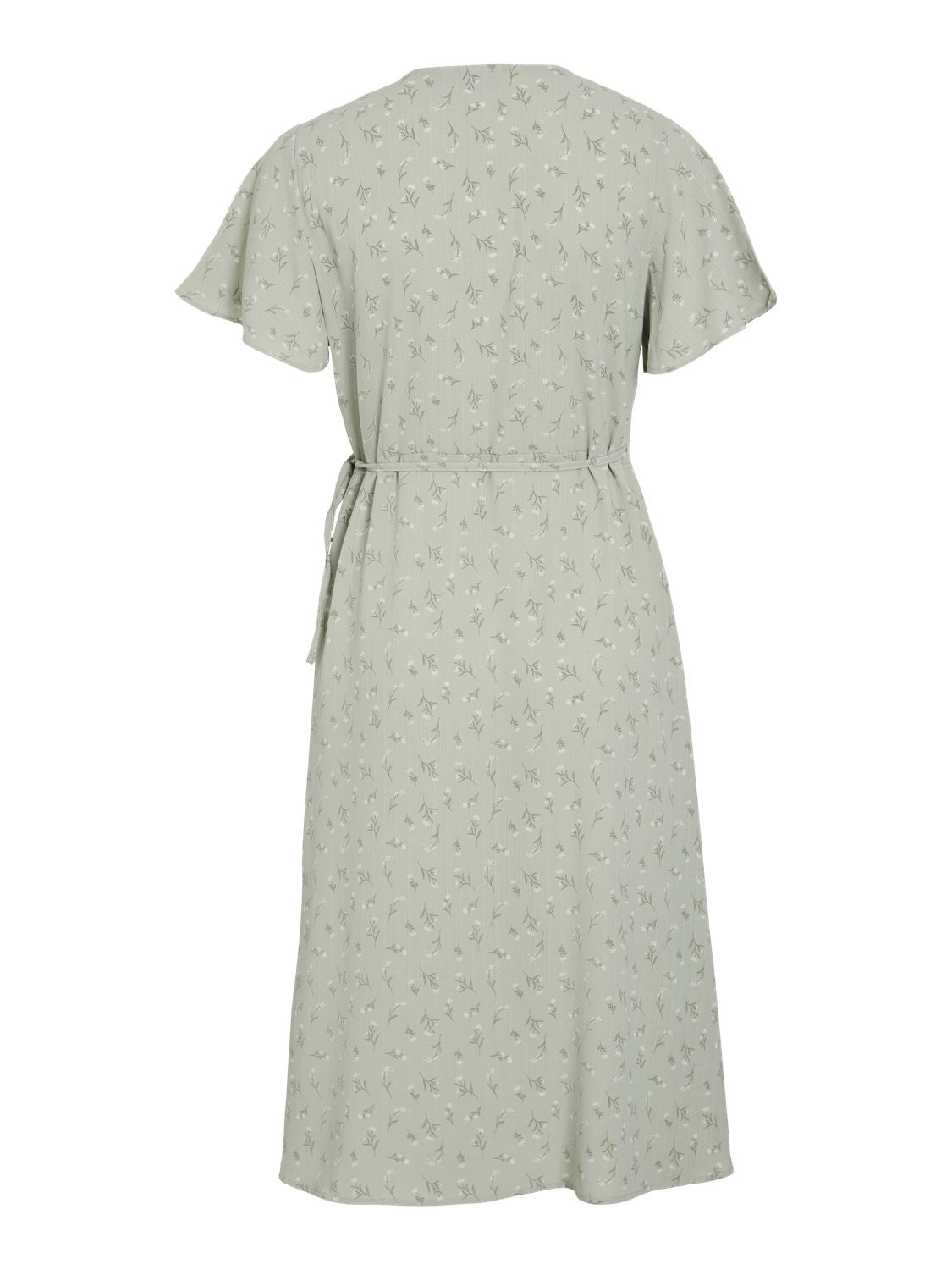 Vilovie S/s Wrap Midi Dress - Noos