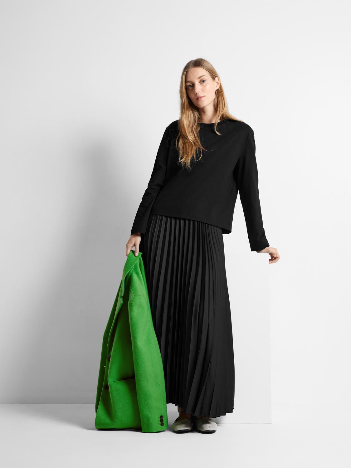 Slfessential Ls Boxy Tee Noos