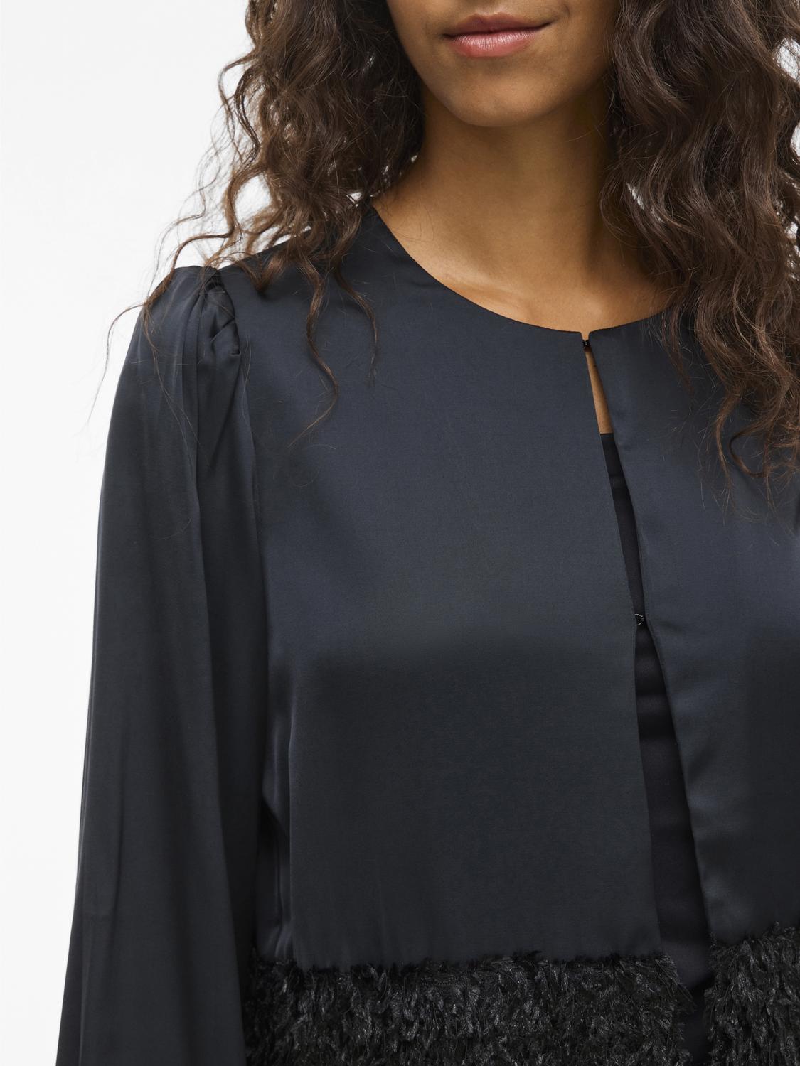 Viveer O-Neck L/s Cardigan/dc/r