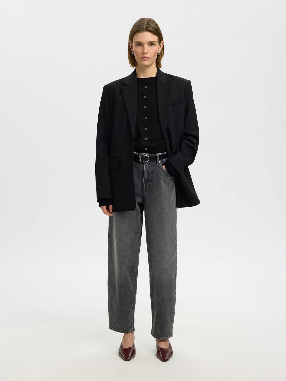 Slwthea Ls Knit Merino Cardigan Noos