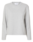 Slfessential Ls Boxy Tee Noos