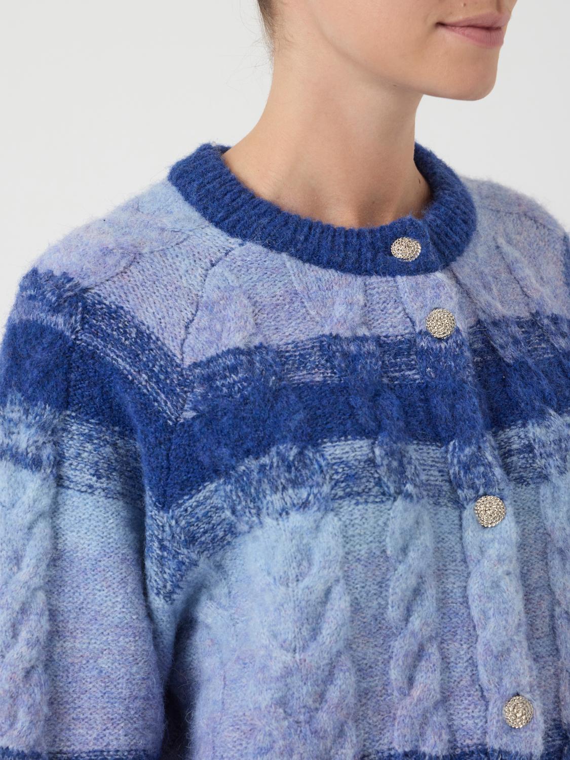 Yasmegano Ls Knit Short Cardigan S.