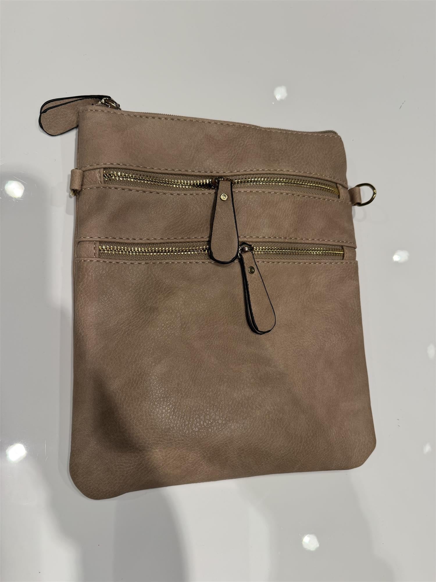 Veske dobbel glidelås