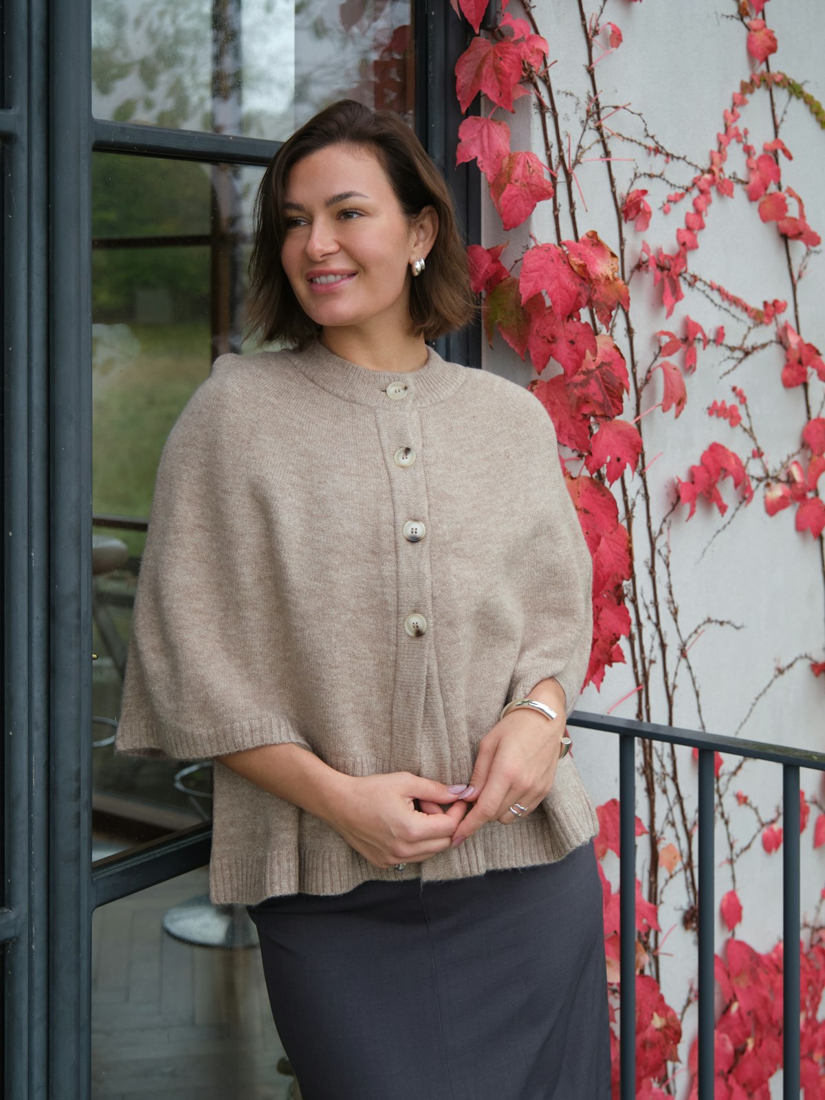 Josei Double Knit Cape