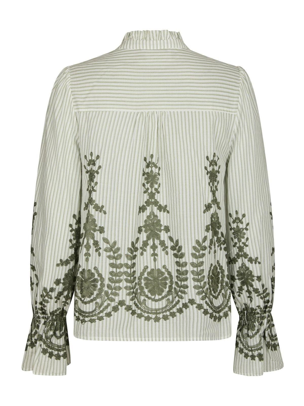 Amara Stripe Emb Blouse