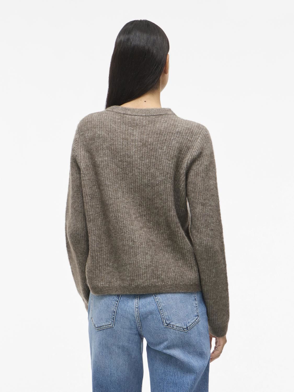 Vilory O-Neck L/s Knit Cardigan-Noos