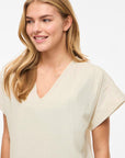 Viprisilla V-Neck S/s Top/vol