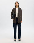 Slwrita Ls Relaxed Blazer Mel Noos