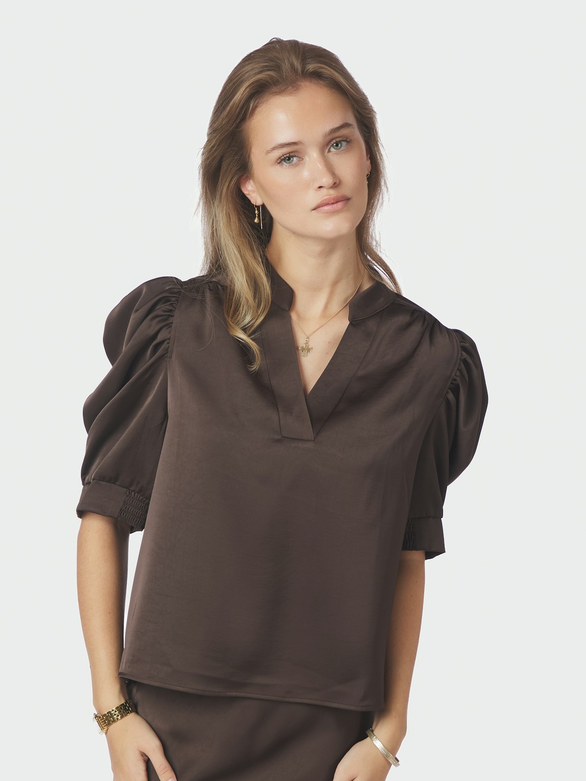 Roella Heavy Sateen Blouse