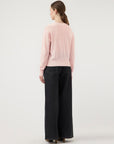 Yaslinnea Ls Knit Linen Cardigan