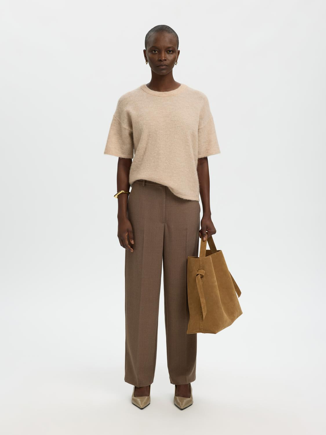 Slwlulu 2/4 Knit O-Neck Noos