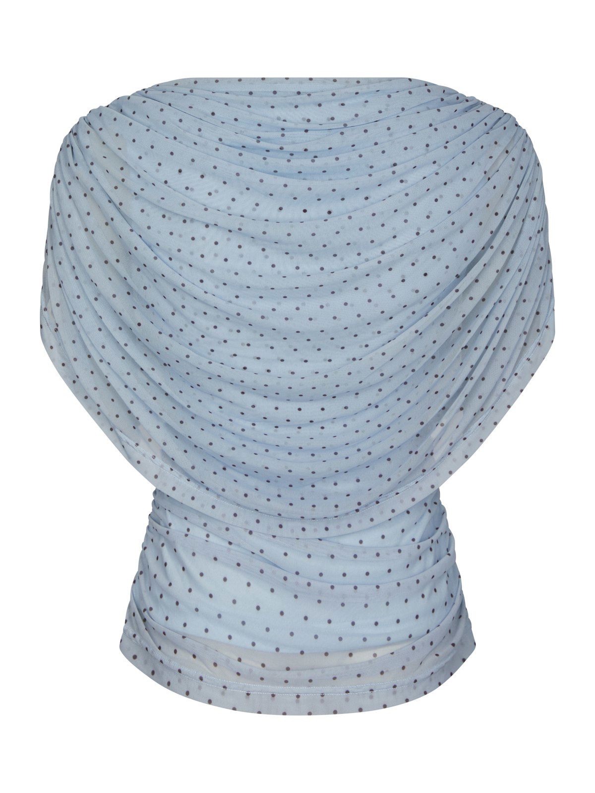 Cottuna Dot Drapy Mesh Top