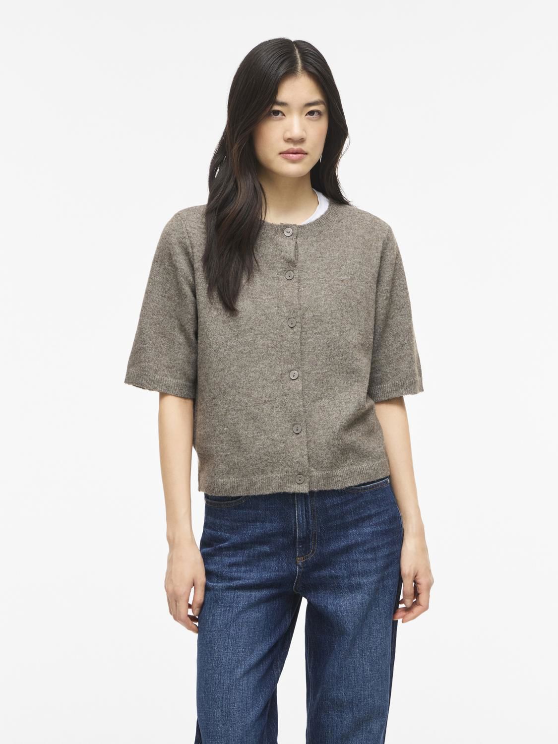 Viliga 2/4 O-Neck Knit Cardigan - Noos
