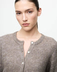 Vilory O-Neck L/s Knit Cardigan-Noos
