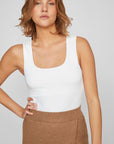 Vikenza U-Neck S/l Tank Top Rev - Noos