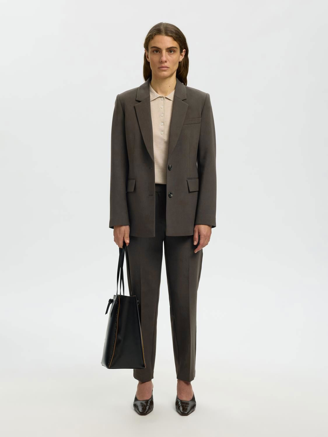 Slwrita Ls Classic Blazer Mel Noos