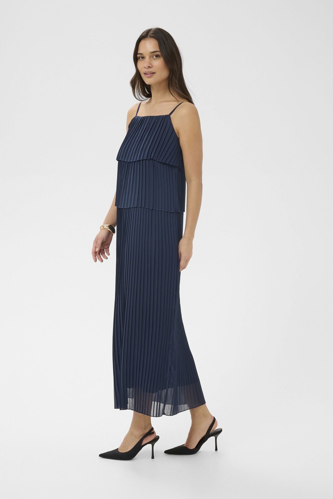 Kakiera Plissé Dress