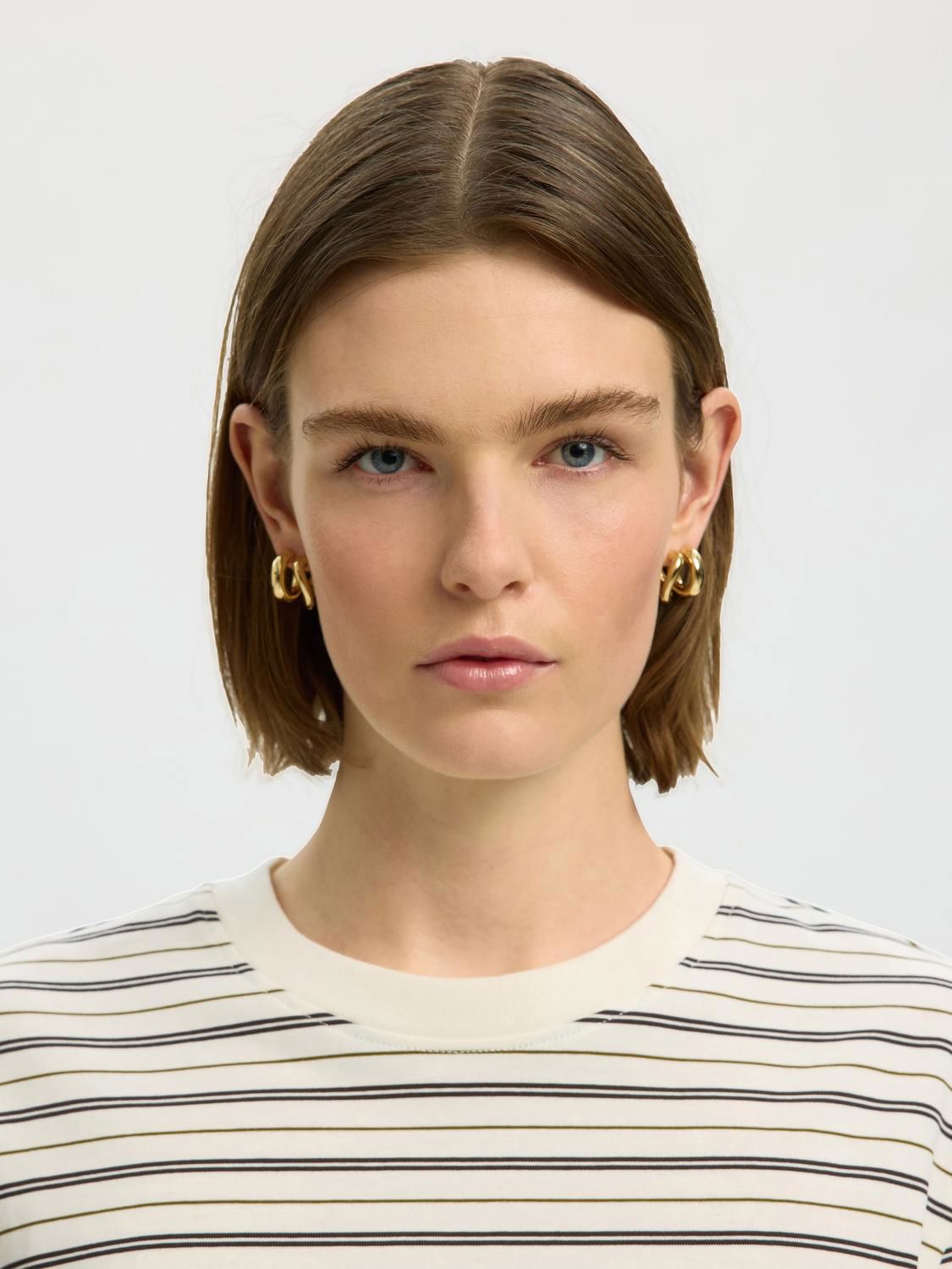 Slwessential Ls Striped Boxy Tee Noos