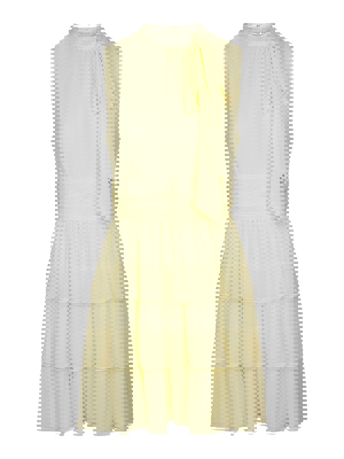 May Solid Chiffon Dress