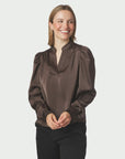 Rosslyn Heavy Sateen Blouse