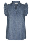 Siona Emb Stripe Top