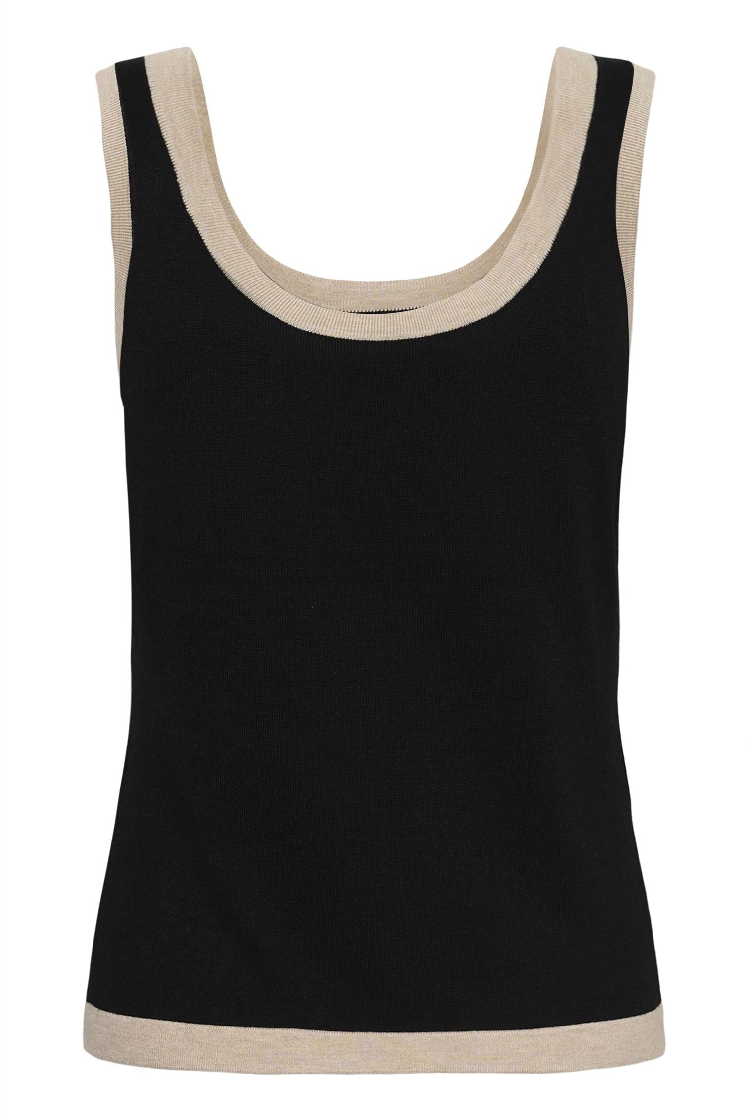 Kalizza Contrast Knit Top