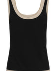 Kalizza Contrast Knit Top