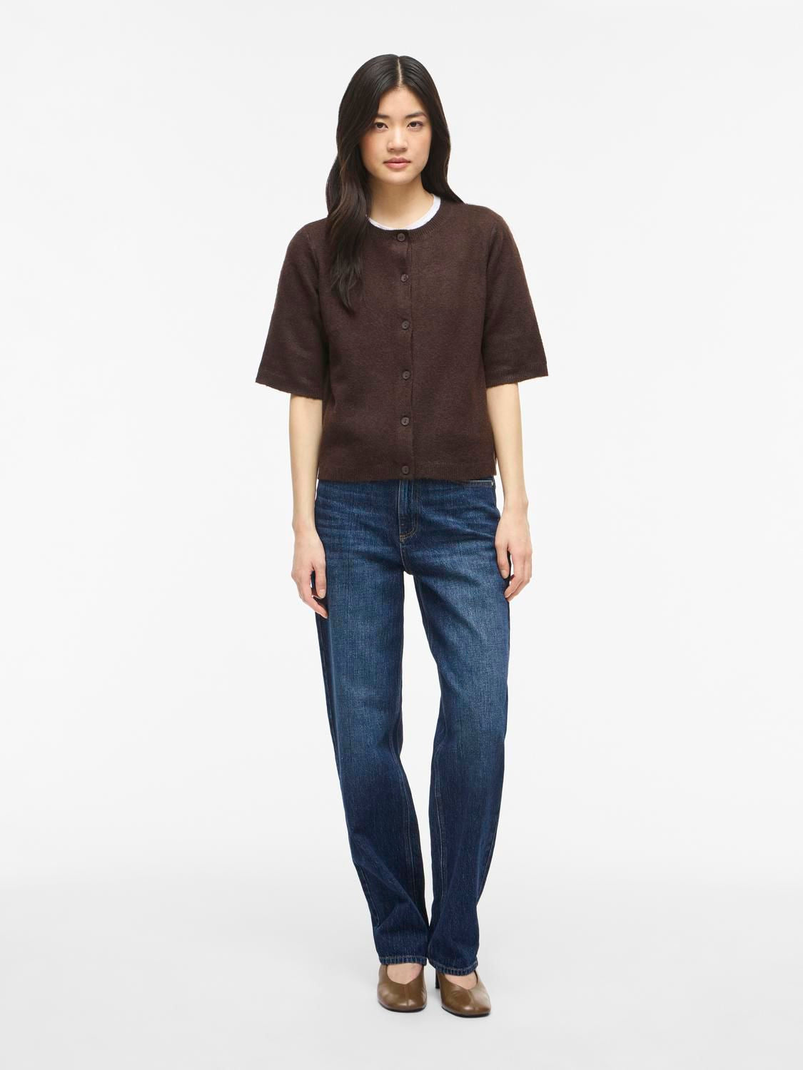 Viliga 2/4 O-Neck Knit Cardigan - Noos