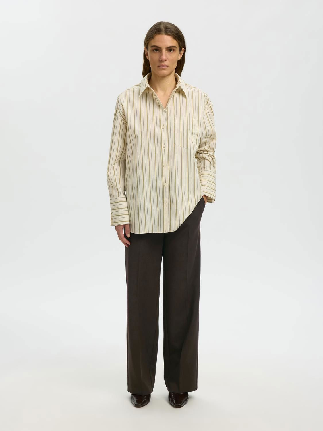 Slwrita Mw Wide Pant Mel Noos