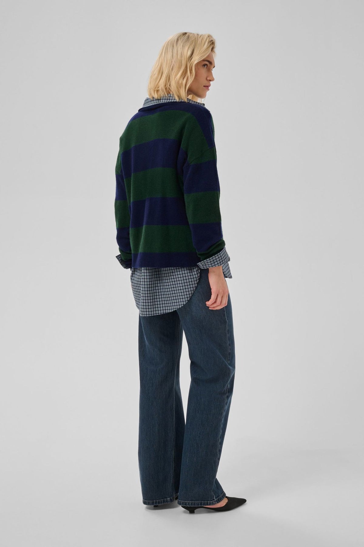 Mwjola Knit Polo Pullover