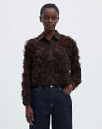 Slwmyline Ls Fluffy Cropped Shirt B