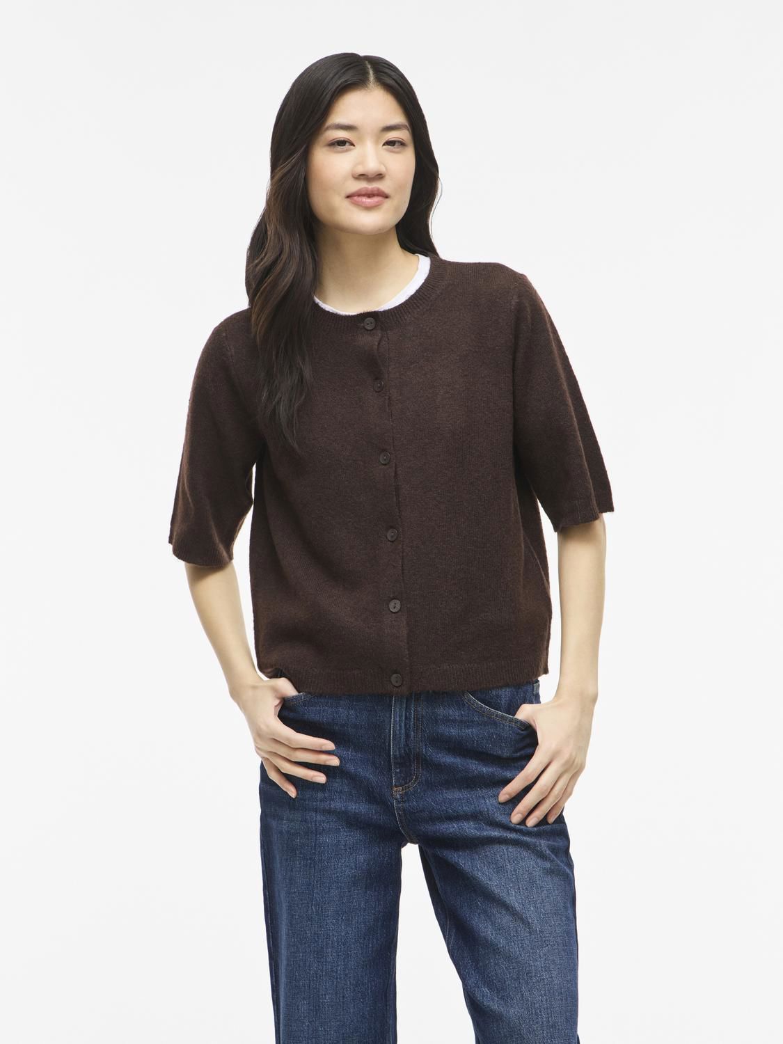 Viliga 2/4 O-Neck Knit Cardigan - Noos
