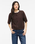Viliga 2/4 O-Neck Knit Cardigan - Noos