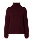 Slfgabriella Ls Knit High Neck Noos