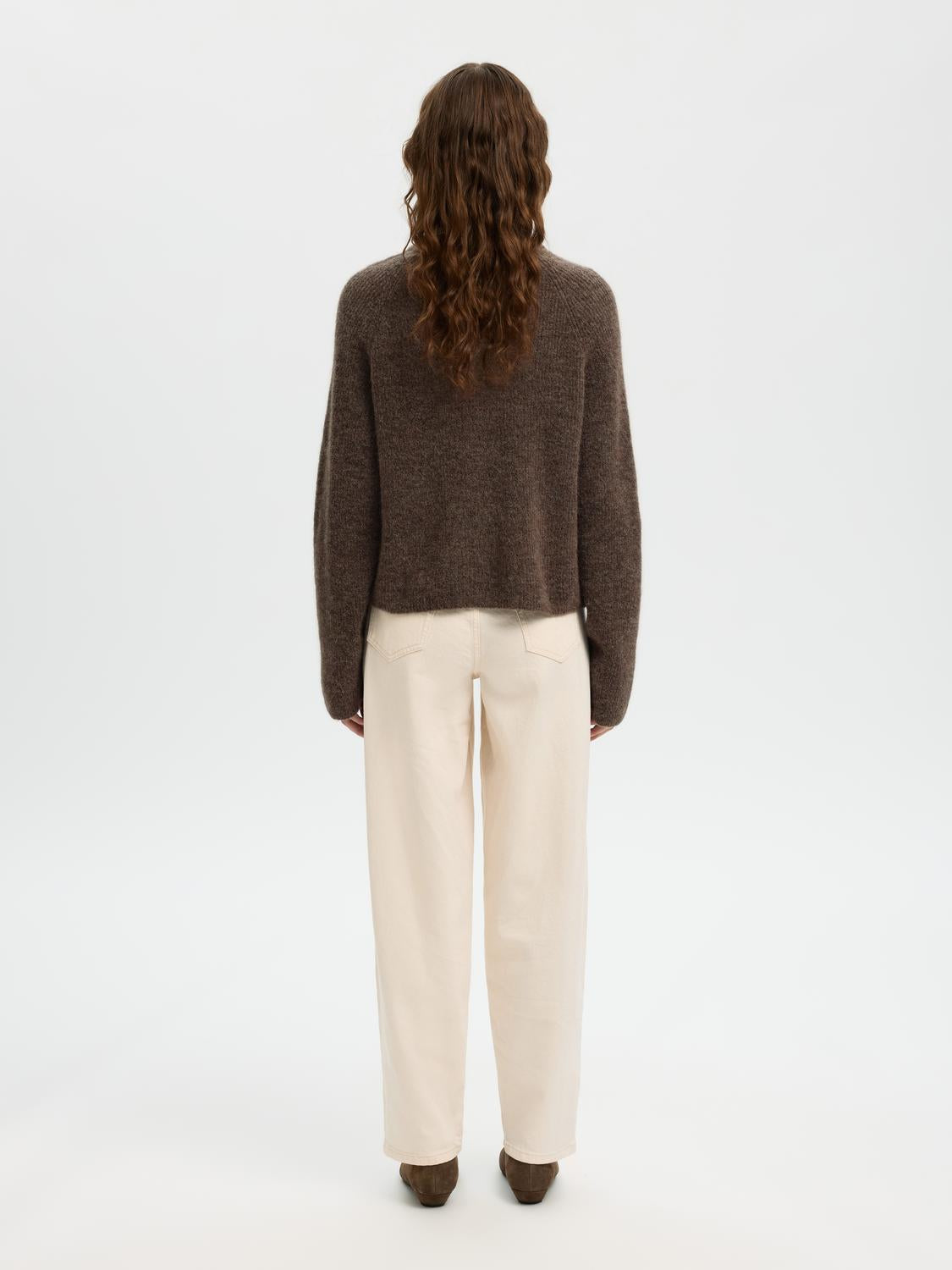 Slfsia Ras Ls Knit Short Cardigan
