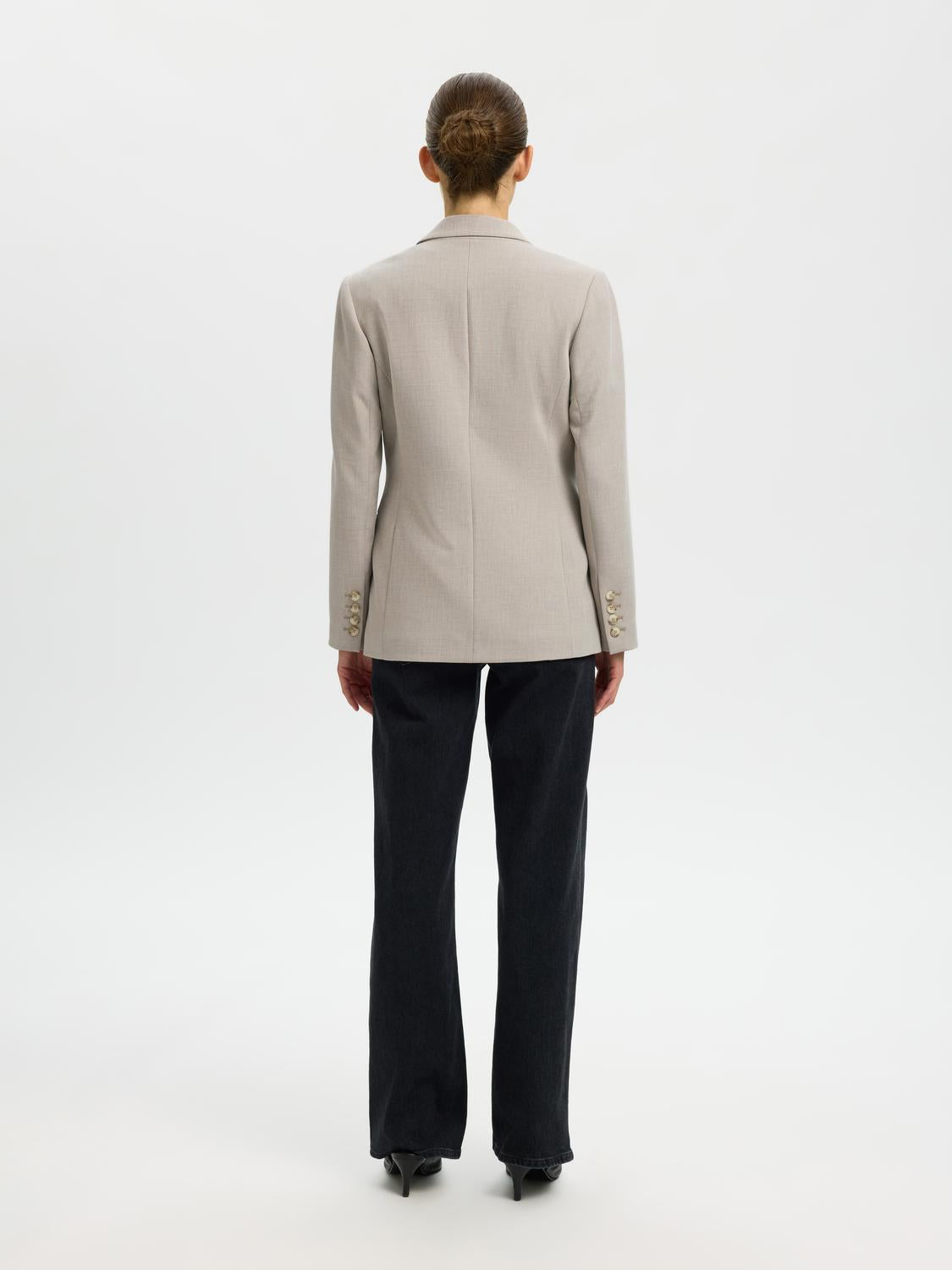 Slwrita Ls Classic Blazer Mel Noos