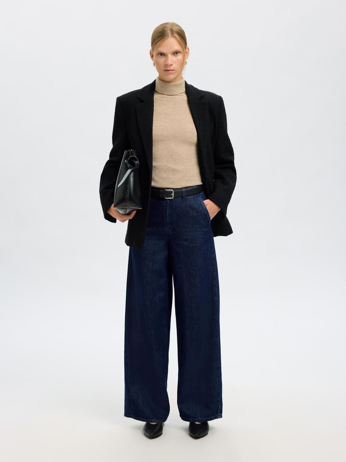 Slfextra Wide Mella-Bora Hw Jeans