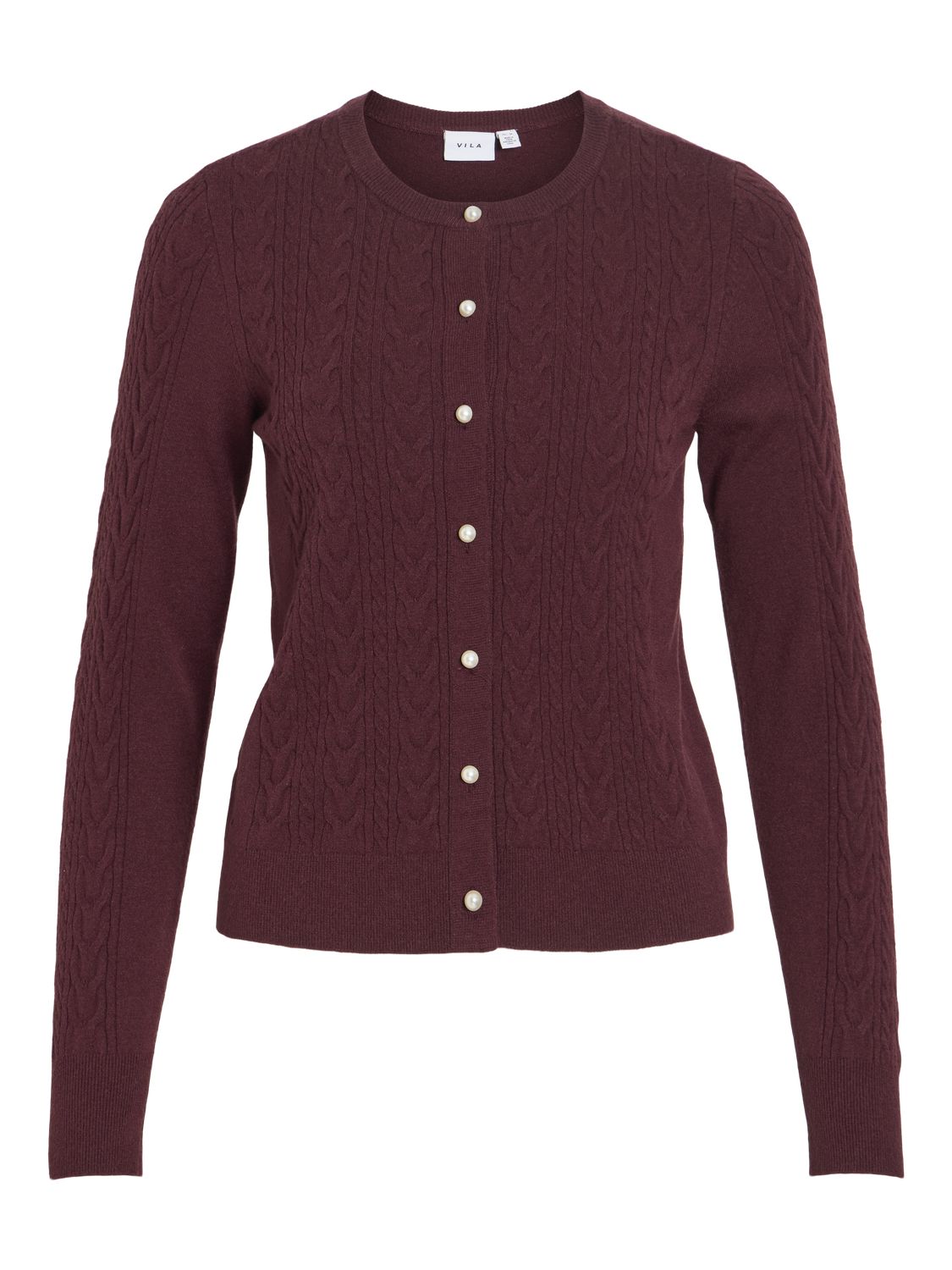 Vikerry Cable L/s Knit Cardigan-Noos