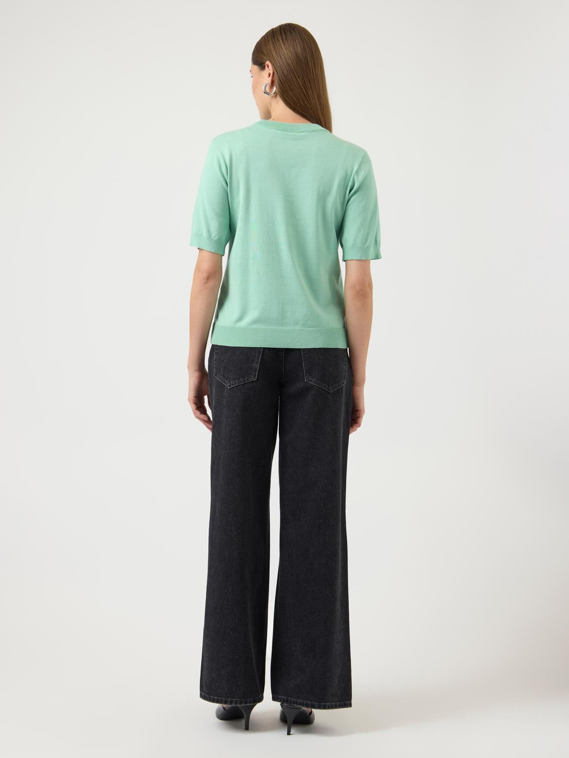 Yaslena Ss Knit Pullover S. Noos