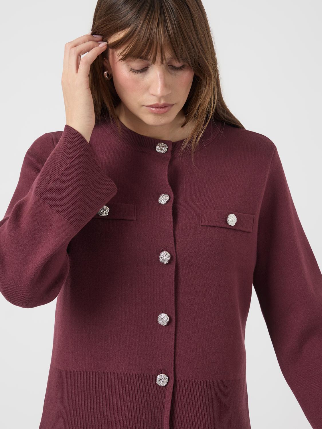 Yaspimi Ls Knit Cardigan S.