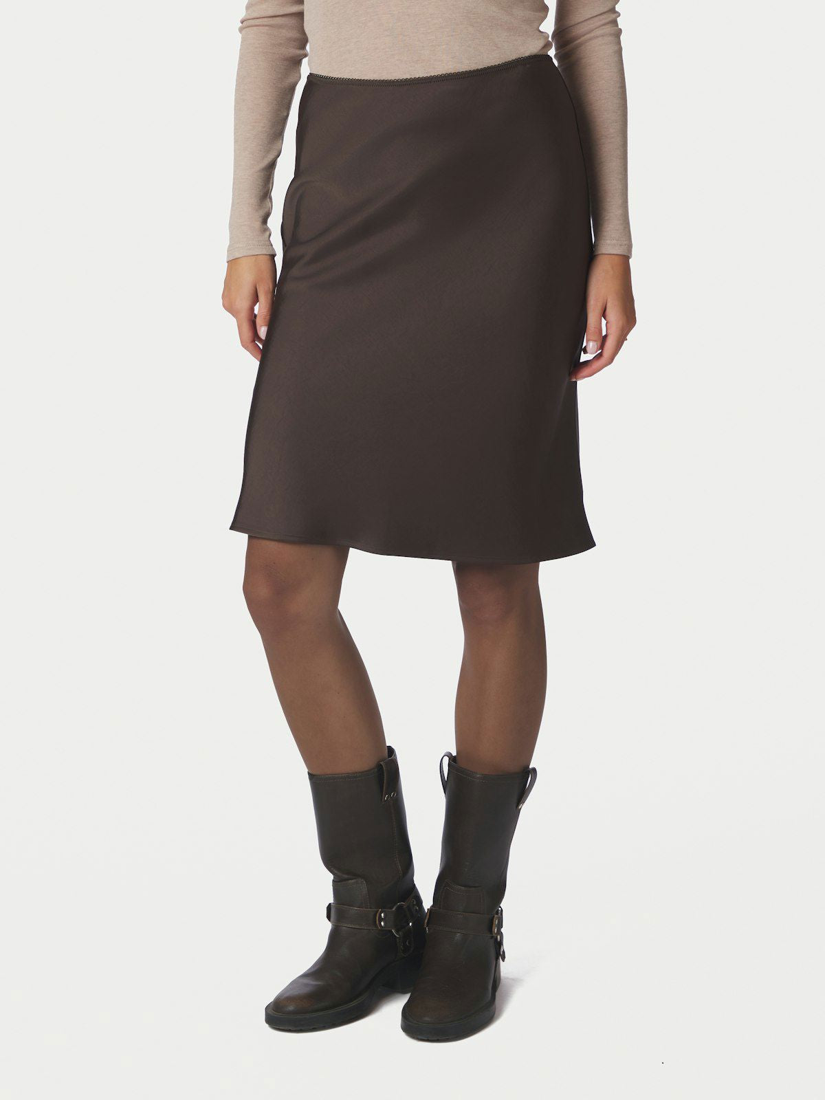 Mindie Heavy Sateen Skirt
