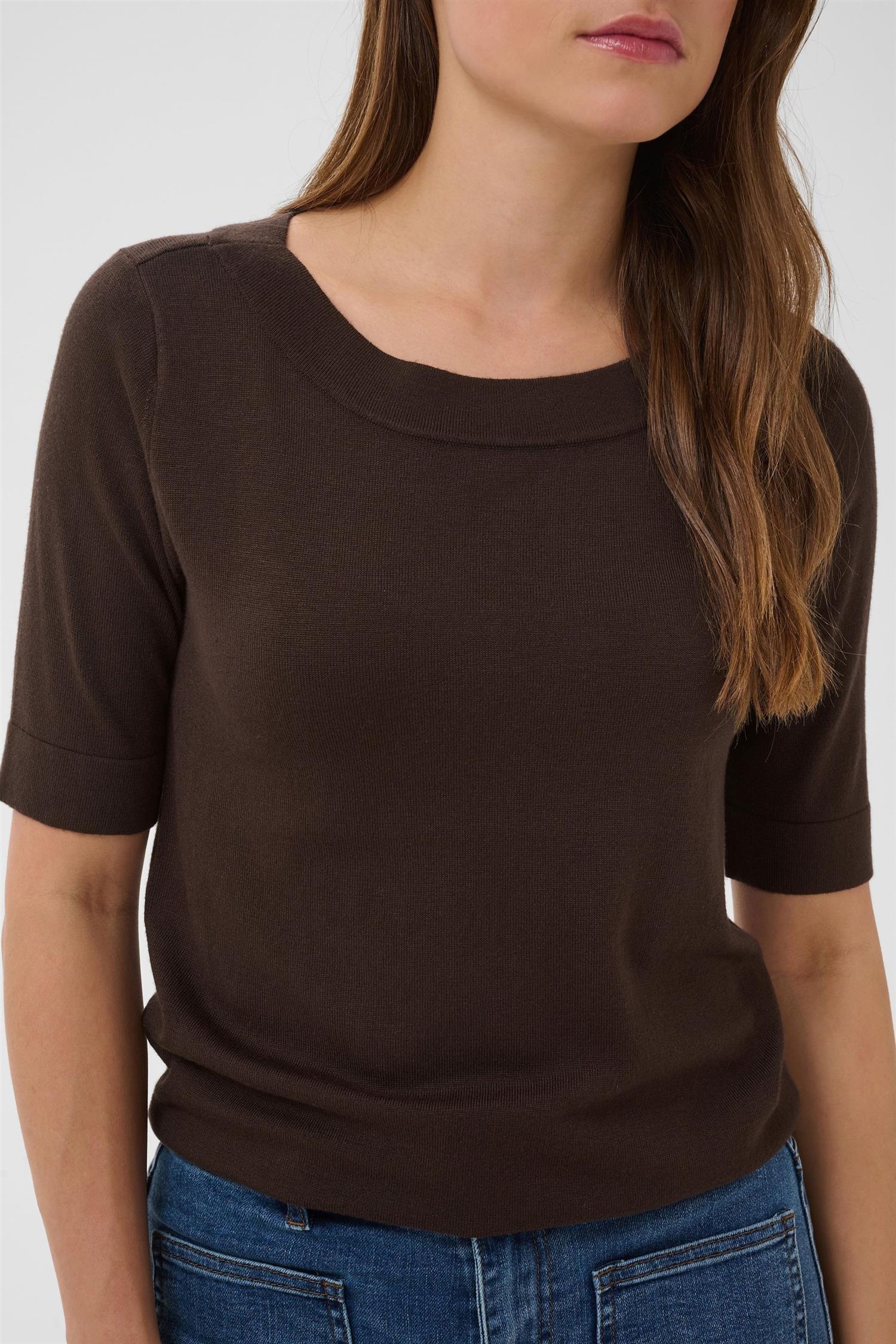 Kalizza Boatneck Solid Pullover