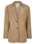 NAMY IMITATED SUEDE BLAZER