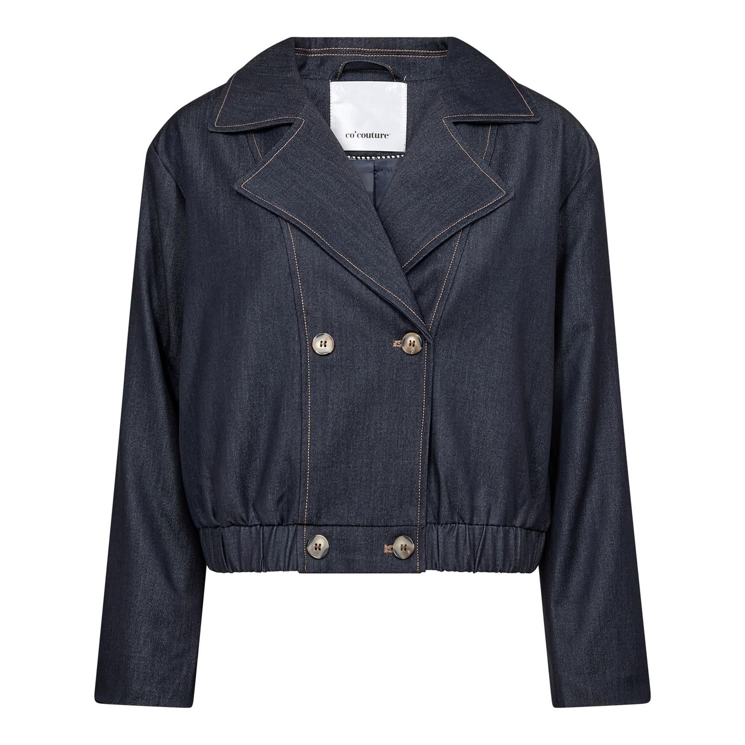 Terrycc Double Breasted Blazer